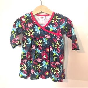 Zutano 12m cotton long sleeved dress